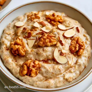 Avena con Frutos Secos en 15 Minutos Tarjeta de receta