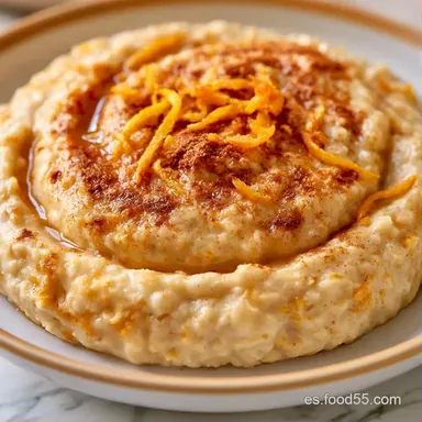 Avena Con Naranja en 15 Minutos Tarjeta de receta