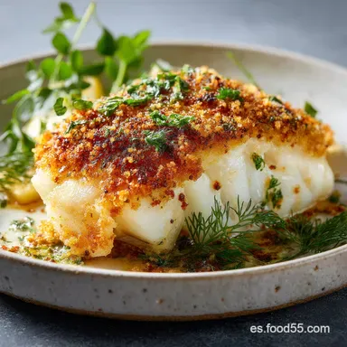 Bacalao al Horno Confitado al Lim&oacute;n Ready in 40 Min Tarjeta de receta