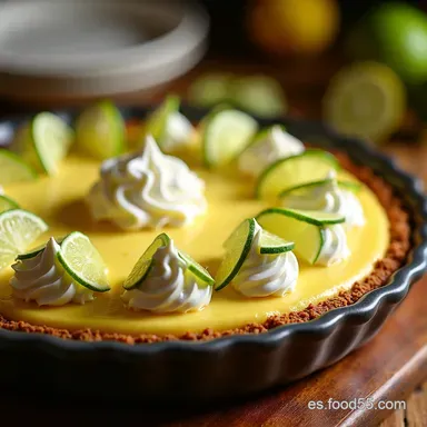 Barras Key Lime Pie 9x13 Un Para&iacute;so en tu Horno Tarjeta de receta