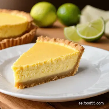 Hornea Barras de Key Lime Pie F&aacute;cil Sabor Tropical Tarjeta de receta