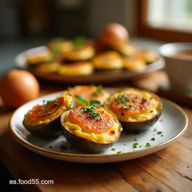 Berenjenas Rellenas en Airfryer M&aacute;s F&aacute;ciles Imposible Tarjeta de receta