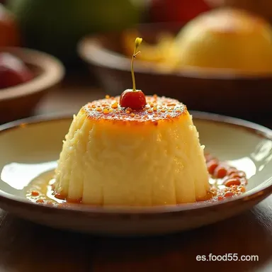 Receta de Bienmesabe de Coco Cremoso Postre F&aacute;cil y Tradicional Tarjeta de receta