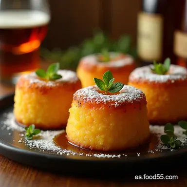 Bizcocho Borracho de Ron Receta F&aacute;cil y Esponjosa Tarjeta de receta