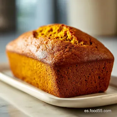 Bizcocho de Calabaza Esponjoso para 10 Raciones Tarjeta de receta