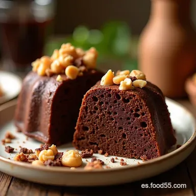 Bizcocho de Chocolate Esponjoso Receta F&aacute;cil y H&uacute;meda Tarjeta de receta