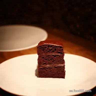 Bizcocho de Chocolate Qu&eacute; Rico F&Aacute;CIL Receta A La Zoha Tarjeta de receta