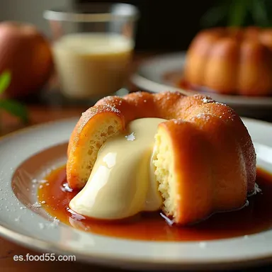 Delicioso Bizcocho de Yogur Casero Receta F&aacute;cil y Esponjosa Tarjeta de receta