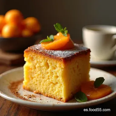 Bizcocho de Ar&aacute;ndanos y Caf&eacute; Mi Secreto Mejor Guardado Tarjeta de receta