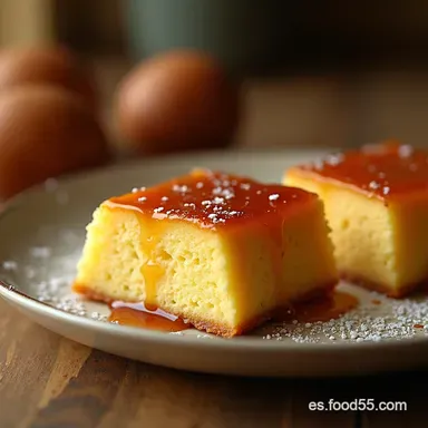 Bizcocho de Yogur Bajo en Calor&iacute;as Esponjoso y Sin Culpa Tarjeta de receta