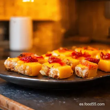 Brochetas de Frutas F&aacute;ciles Arco&iacute;ris de Sabor Tarjeta de receta