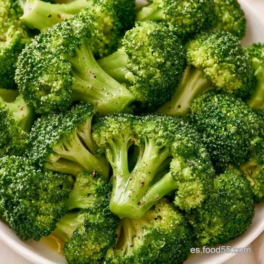 Brócoli Al Vapor en 10 Minutos Tarjeta de receta