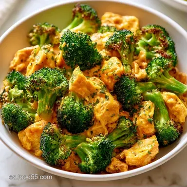 Brócoli Con Huevo Airfryer en 20 Minutos Tarjeta de receta