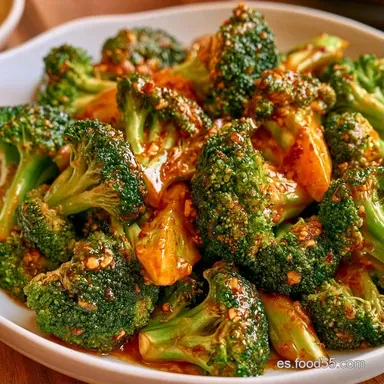 Brócoli Salteado Soja en 15 Minutos Tarjeta de receta