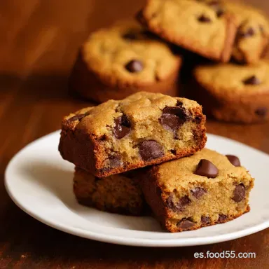Brown Butter Brookies El Mejor Postre H&iacute;brido Chocolate Chip Tarjeta de receta
