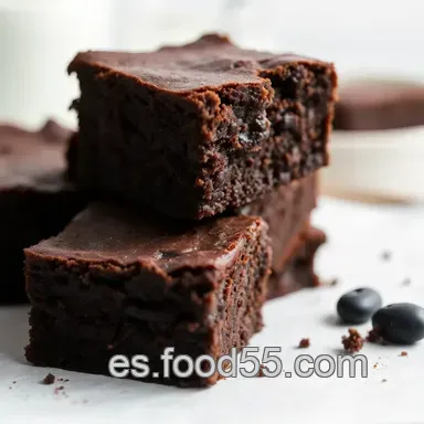 &iexcl;Brownies Caseros Fudgy! Recetas de Brownie Cl&aacute;sicas y Deliciosas Tarjeta de receta
