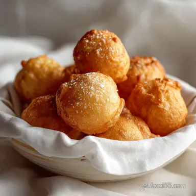 Bu&ntilde;uelos De Viento: Crujientes Para 13 Raciones Tarjeta de receta