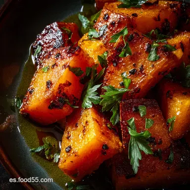 Calabaza Asada: Receta Butternut al Horno, Dulce y Caramelizada Tarjeta de receta