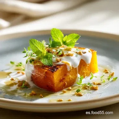 Calabaza Asada con Crema de Alubias: Cena Saludable y Ultra Cremosa Tarjeta de receta