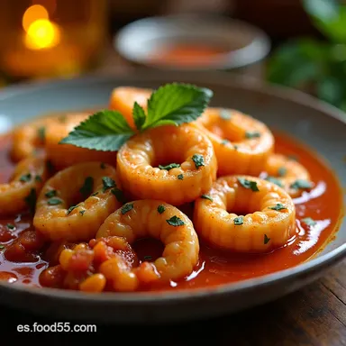 Calamares en su Tinta La Receta Aut&eacute;ntica de la Abuela Tarjeta de receta