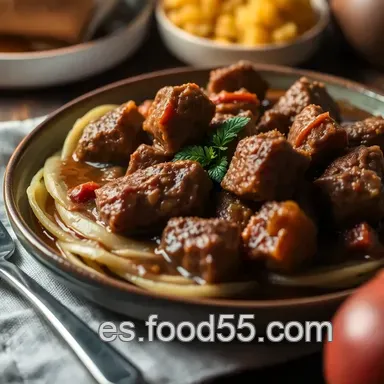 Caldereta de Cordero a la Antigua: Receta con Sabor de Pueblo Tarjeta de receta