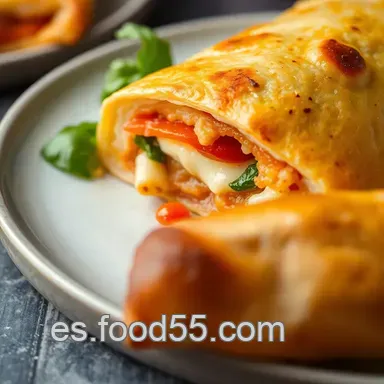 &iexcl;Calzone Que Te Calzone! Pizza Pocket Perfection! Tarjeta de receta