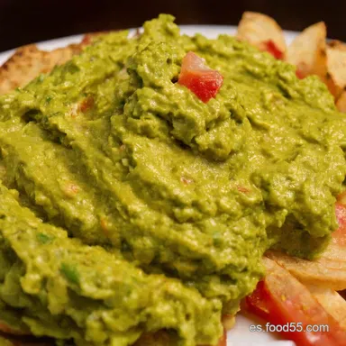 Aperitivo Futbol Guacamole El Campo M&aacute;s Divertido Tarjeta de receta