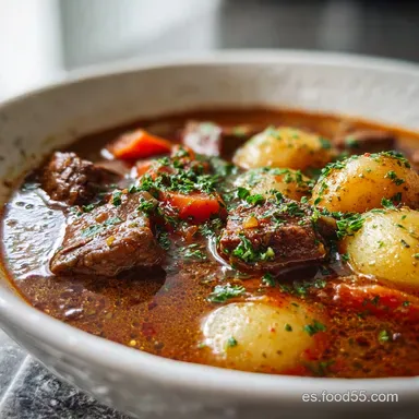 Carne Guisada con Patatas: La Receta Casera Definitiva Tarjeta de receta