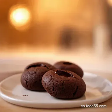 Chocolate Thumbprint Cookies BAKE WITH Receta F&aacute;cil al Estilo Zoha Tarjeta de receta