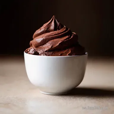 Chocolate Volc&aacute;n Express Quick Easy Hot Fudge Tarjeta de receta