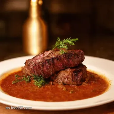 Chuleta de Ternera a la Madrile&ntilde;a Receta F&aacute;cil y Deliciosa Tarjeta de receta