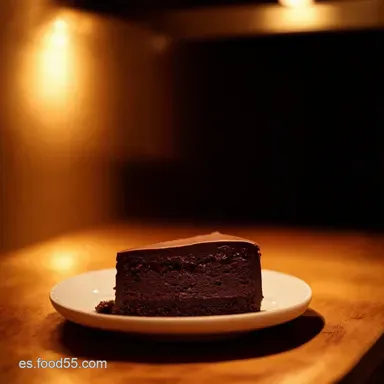 Cobertura de Chocolate Espejo Tu Tarta de Revista Tarjeta de receta