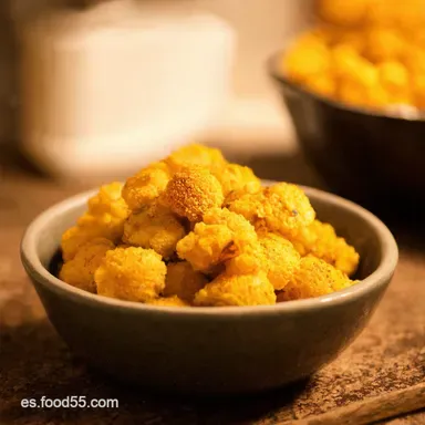 Recetas de Coliflor al Ajillo: &iexcl;Mi Secreto Crujiente! Tarjeta de receta