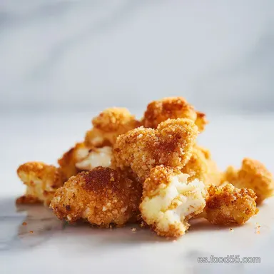 Coliflor Rebozada Crujiente Tarjeta de receta