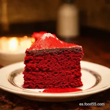Volc&aacute;n Red Velvet R&aacute;pido Mi Secreto Mejor Guardado Tarjeta de receta