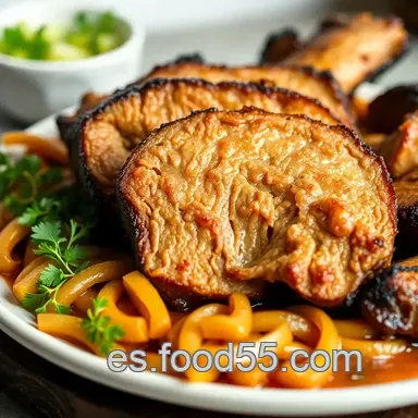 Cordero Asado a la Castellana: &iexcl;Sabor Aut&eacute;ntico! Tarjeta de receta