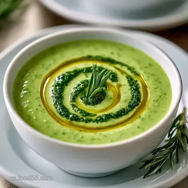 Crema De Calabacín Con Aguacate Tarjeta de receta