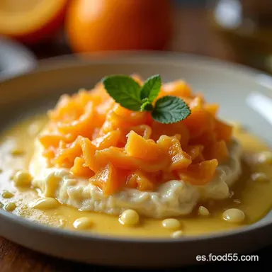 Receta Crema de Zanahoria y Naranja con Jengibre S&uacute;per F&aacute;cil Tarjeta de receta