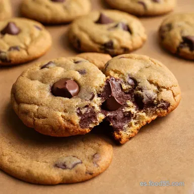 Double Chocolate Chip Cookies Bake La Receta Vegana Secreta Tarjeta de receta