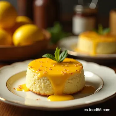 El Mejor Bizcocho de Yogur Receta de Lim&oacute;n Esponjosa Tarjeta de receta