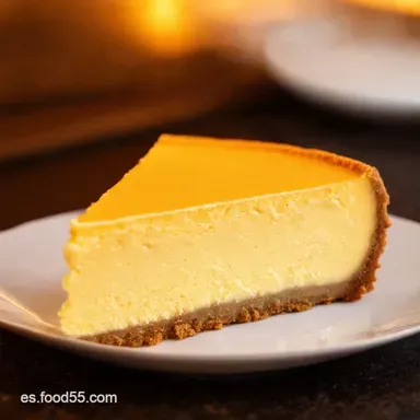 Cheesecake Cremoso de Ensue&ntilde;o La Receta Perfecta Tarjeta de receta