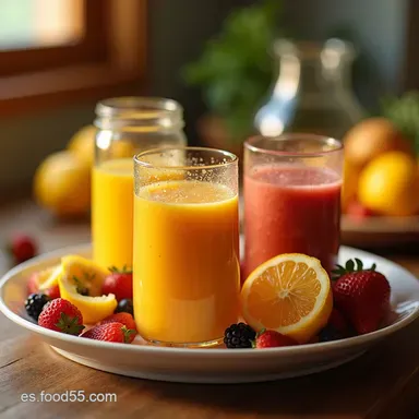 Smoothies y Jugos Saludables Recetas F&aacute;ciles y R&aacute;pidas Tarjeta de receta