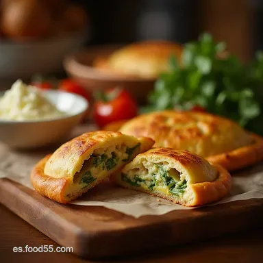 Receta F&aacute;cil de Empanada de Verduras Casera al Horno Tarjeta de receta