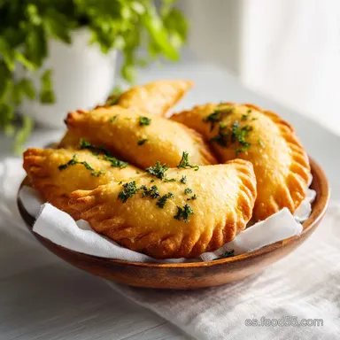 Empanadas Keto Harina Almendra en 35 Minutos - Horneadas Tarjeta de receta