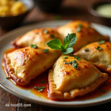 Tapas de Empanadas Caseras Receta F&aacute;cil y Deliciosa Tarjeta de receta