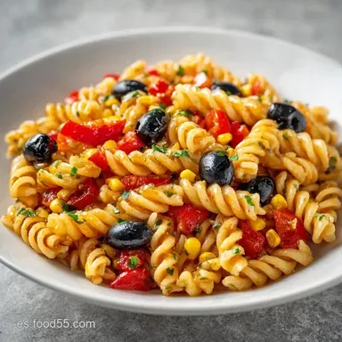 Ensalada De Espirales Fr&iacute;a en 20 Minutos Tarjeta de receta