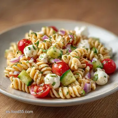 Ensalada de Pasta Italiana en 22 Minutos Tarjeta de receta