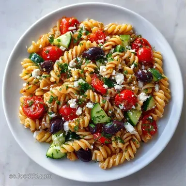 Ensalada de Pasta R&uacute;stica para 4 Personas Tarjeta de receta