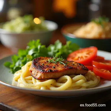 Men&uacute; Semanal Saludable Almuerzos Deliciosos Para Diab&eacute;ticos Tarjeta de receta