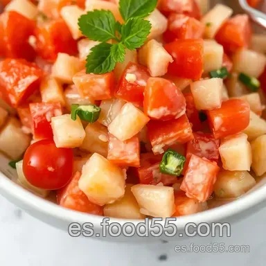 Recetas de Ensalada Rusa: &iexcl;La Cl&aacute;sica de la Abuela! Tarjeta de receta